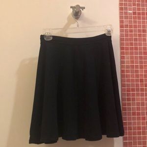 Black high waisted skirt